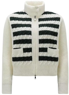 (W) 몽클레어 여성용 패딩 코듀로이 울 하이넥 스트라이프 가디건 자켓 화이트 J10939B00004M1241P70 Buy (W) 몽클레어 여성용 패딩 코듀로이 울 하이넥 스트라이프 가디건 자켓 화이트 J10939B00004M1241P70