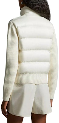 (W) 몽클레어 여성용 패딩 코듀로이 울 하이넥 스트라이프 가디건 자켓 화이트 J10939B00004M1241P70 Purchase (W) 몽클레어 여성용 패딩 코듀로이 울 하이넥 스트라이프 가디건 자켓 화이트 J10939B00004M1241P70