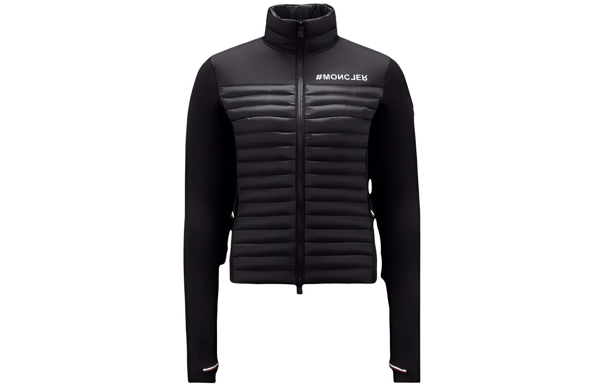 (Women) Moncler Padded Corduroy Zip-Up High Neck Down Jacket for Women. I20988G00014899JO999