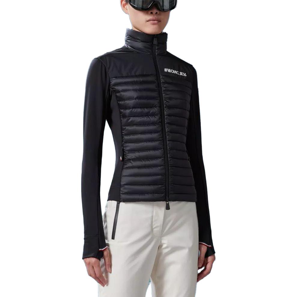 Lookbook (W) Moncler 女士高領拉鍊燈芯絨羽絨外套。 I20988G00014899JO999