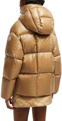 (Women) Moncler Parana Loose Fit Down Jacket with Detachable Hood - Camel Color J20931A0010368950226 Shop (Women) Moncler Parana Loose Fit Down Jacket with Detachable Hood - Camel Color J20931A0010368950226