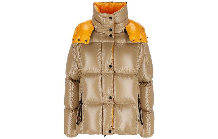 (Women) Moncler Parana FW21 Logo Glossy Hooded Down Jacket Winter Beige. G20931A0010768950226 圖 2