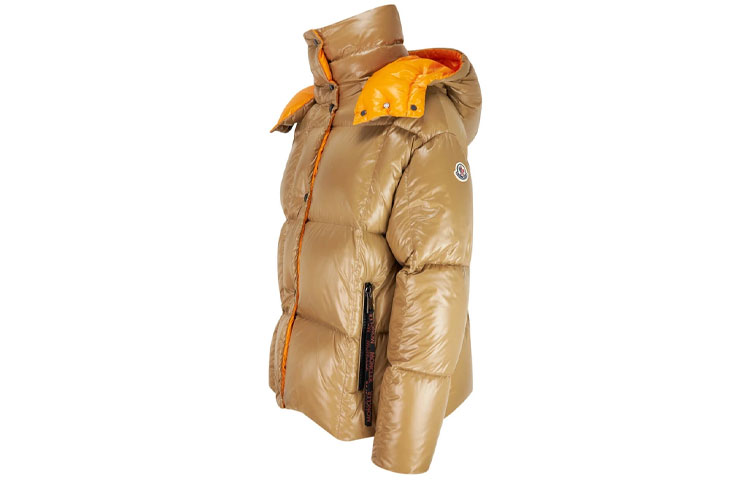 (Women) Moncler Parana FW21 Logo Glossy Hooded Down Jacket Winter Beige. G20931A0010768950226 圖 4