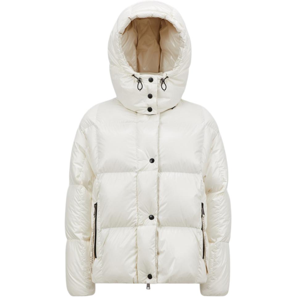 (Women) Moncler Parana FW24  White Short Nylon Down Jacket with Detachable Hood. J20931A001036895003B 圖 2