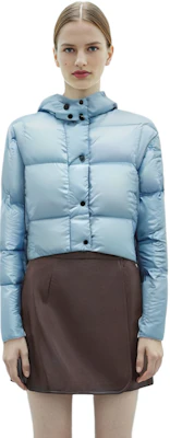 (W) Chaqueta Corta Acolchada Moncler Parana Azul Polvo Edición Temporada de Esquí. I20931A0010368950713 1
