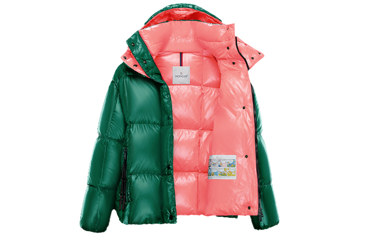 (Women) Moncler Parana Winter Puffer Jacket - Colorblocked Green 0931A51N00C0067854 圖 5