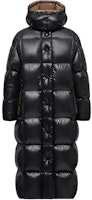(Women) Moncler Parnaiba Series Long Down Coat Black for Ski Season 0931D53100C0067999 (Women) Moncler Parnaiba Series Long Down Coat Black for Ski Season 0931D53100C0067999