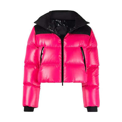 (Women) Moncler Pink Colorblock Padded Down Jacket G20931A0006568950520