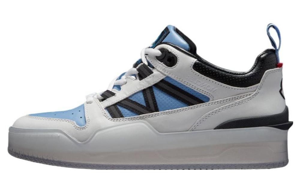 (W) Moncler Pivot Leather 'White Blue'