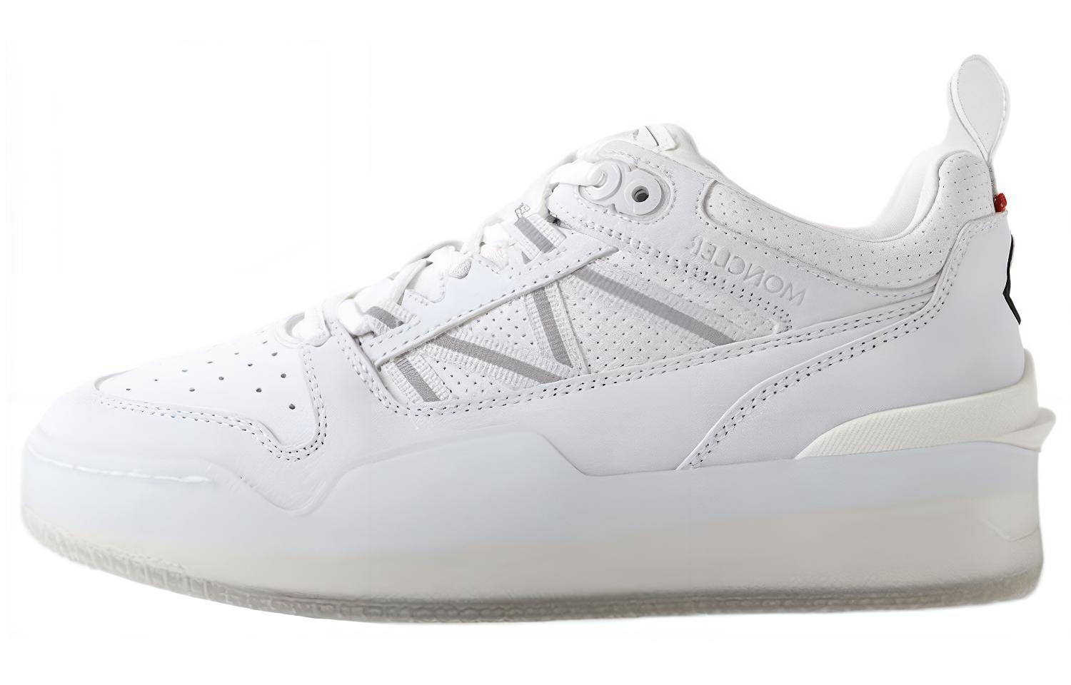 (W) Moncler Pivot Leather Low-Top 'White'