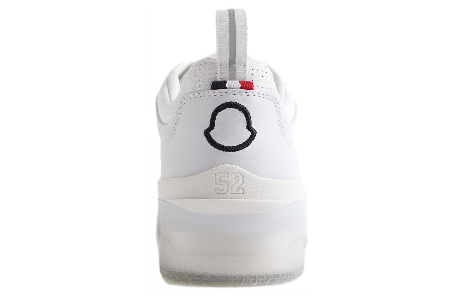 (W) Moncler Pivot Leather Low-Top 'White' 圖 4