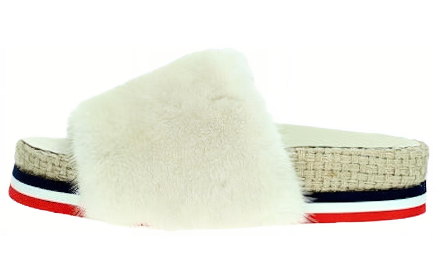 (Women) Moncler Platform Open-Toe Slide 'Beige' 2028800019M1050