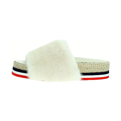 (W) Moncler Platform Open-Toe Slide 'Beige'