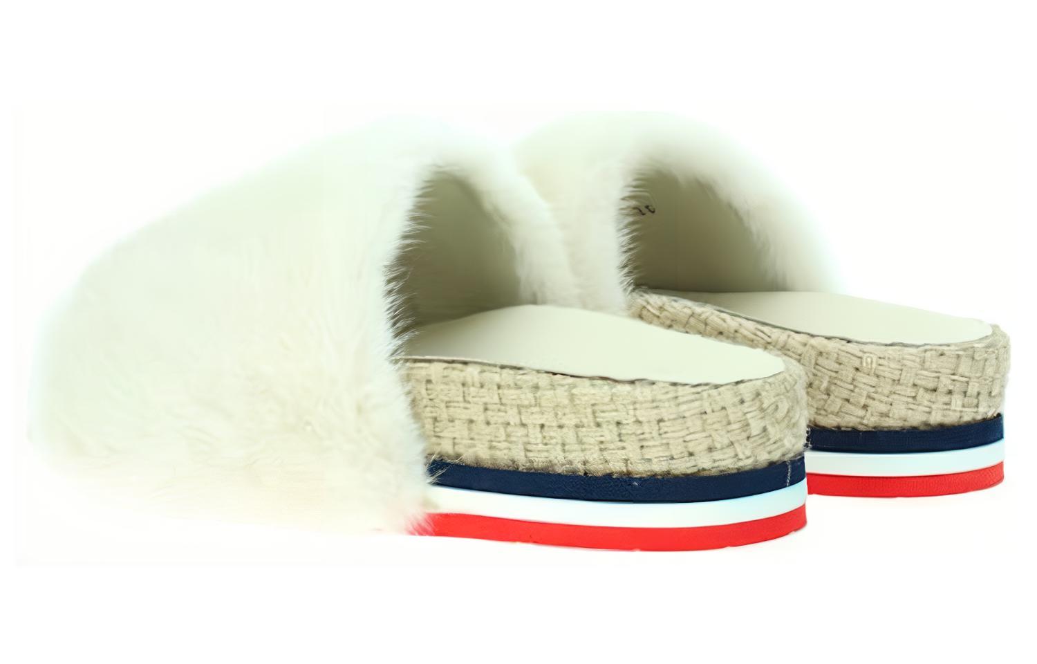 Shop (W) Moncler Platform Sandale mit offenem Zeh ''Beige'' 2028800019M1050