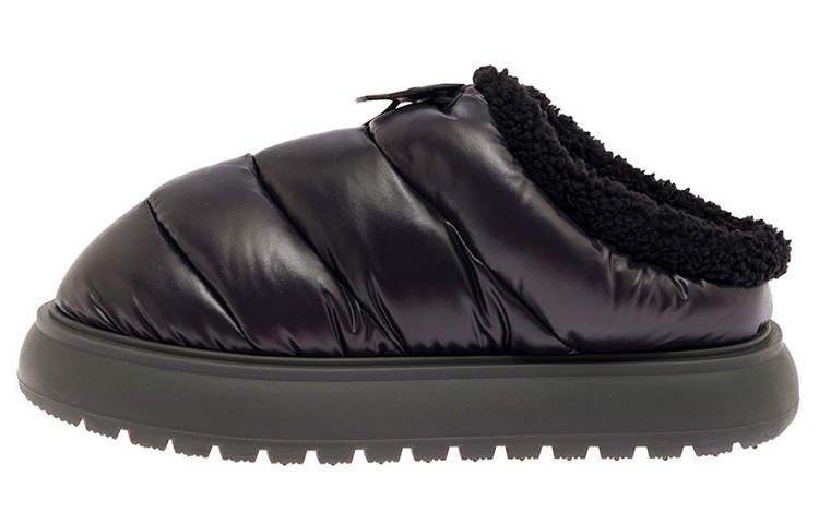 (W) Moncler Platform Slide 'Black Fashion'