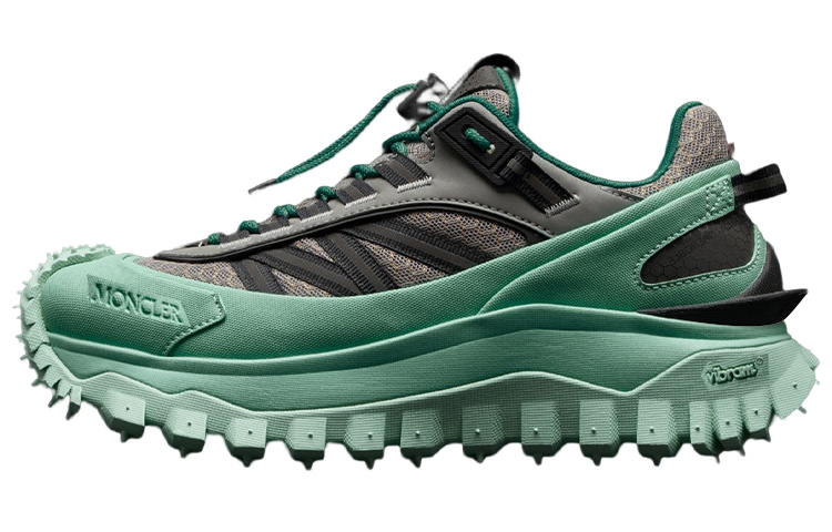 (Women) Moncler PU Low-Top 'Grey Green' I109B4M00180M2962P59