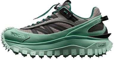 (Women) Moncler PU Low-Top 'Grey Green' I109B4M00180M2962P59 (Women) Moncler PU Low-Top 'Grey Green' I109B4M00180M2962P59