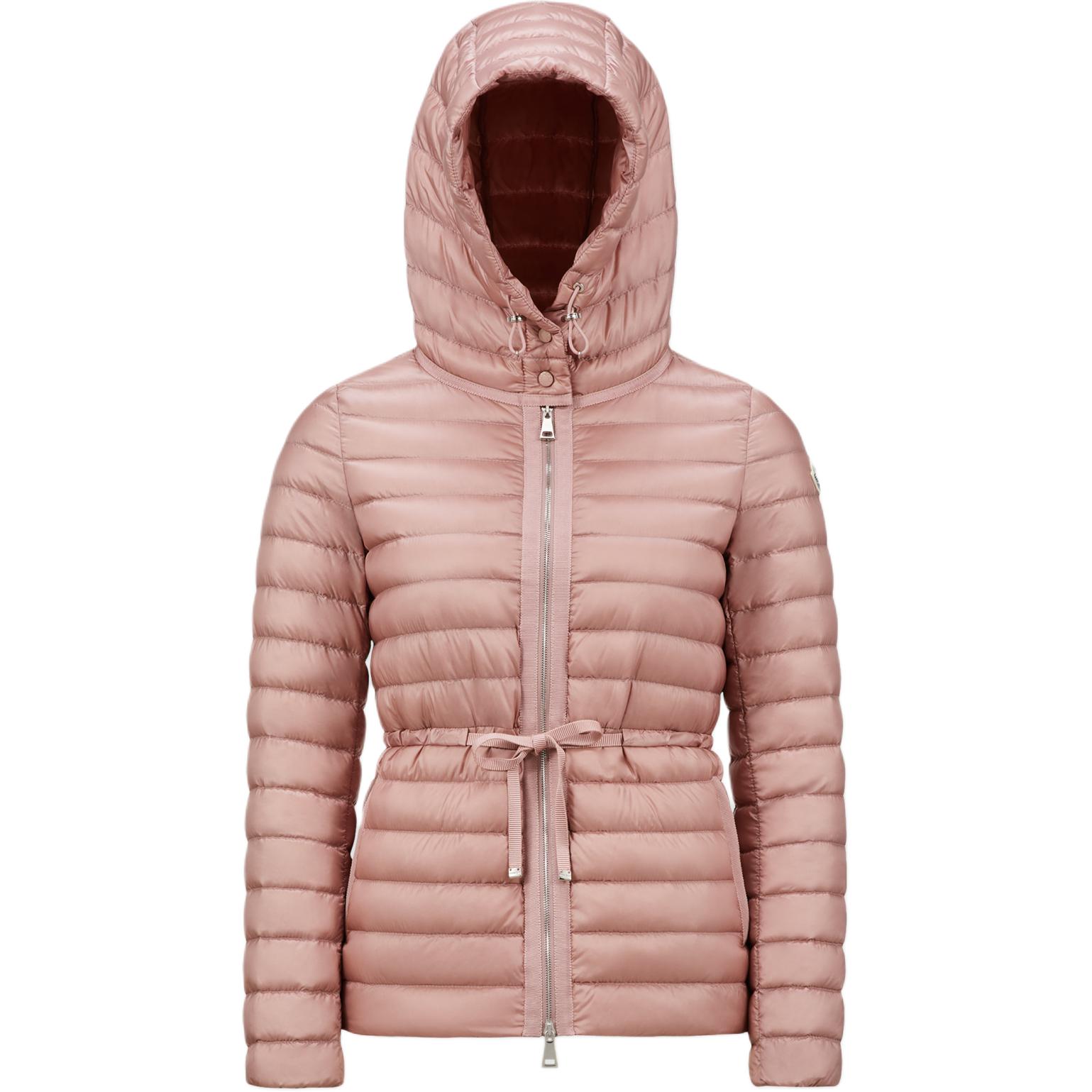 (Women) Moncler Raie FW24  Lightweight Hooded Down Jacket in Light Pink. J20931A103005304851B 圖 2