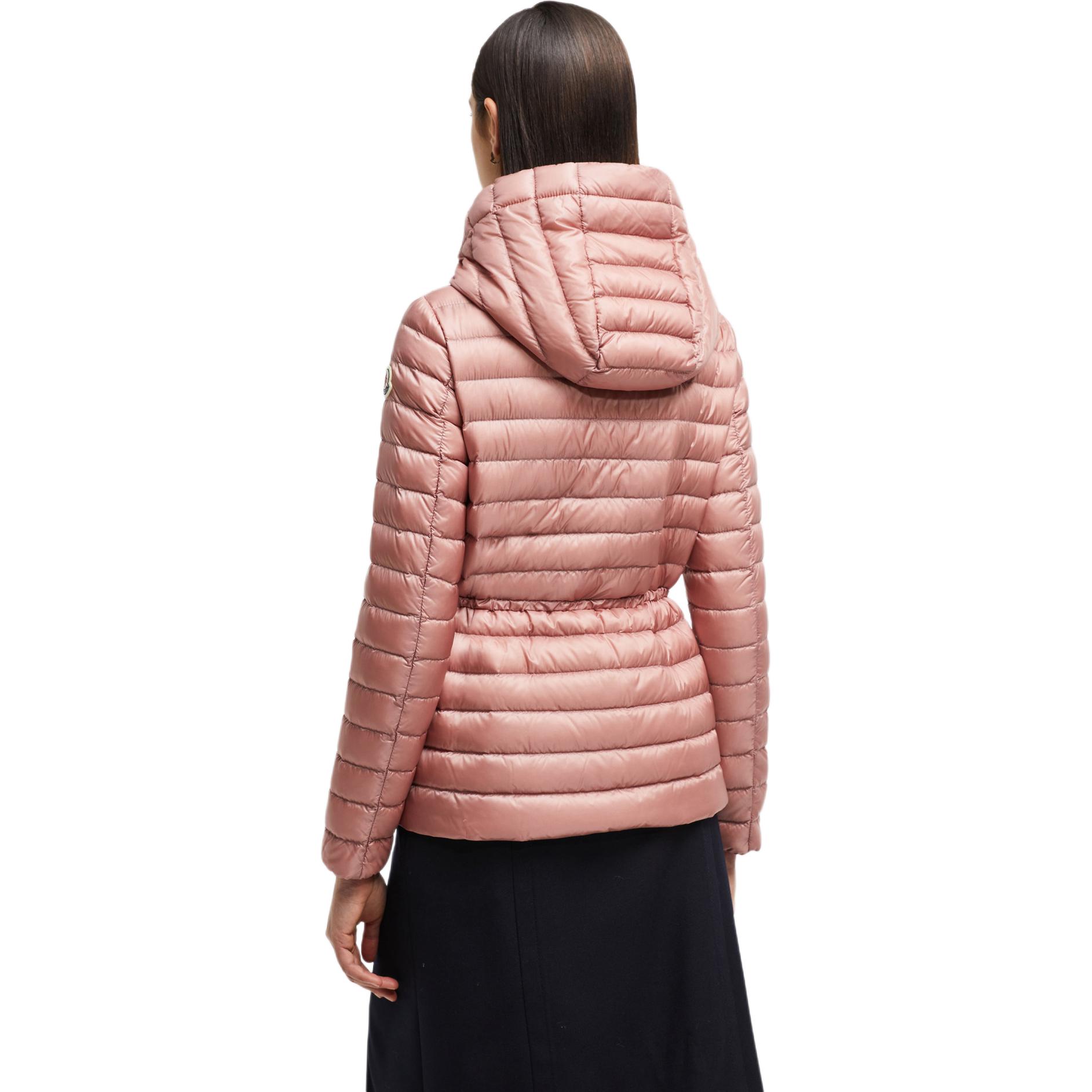 (Women) Moncler Raie FW24  Lightweight Hooded Down Jacket in Light Pink. J20931A103005304851B 圖 4