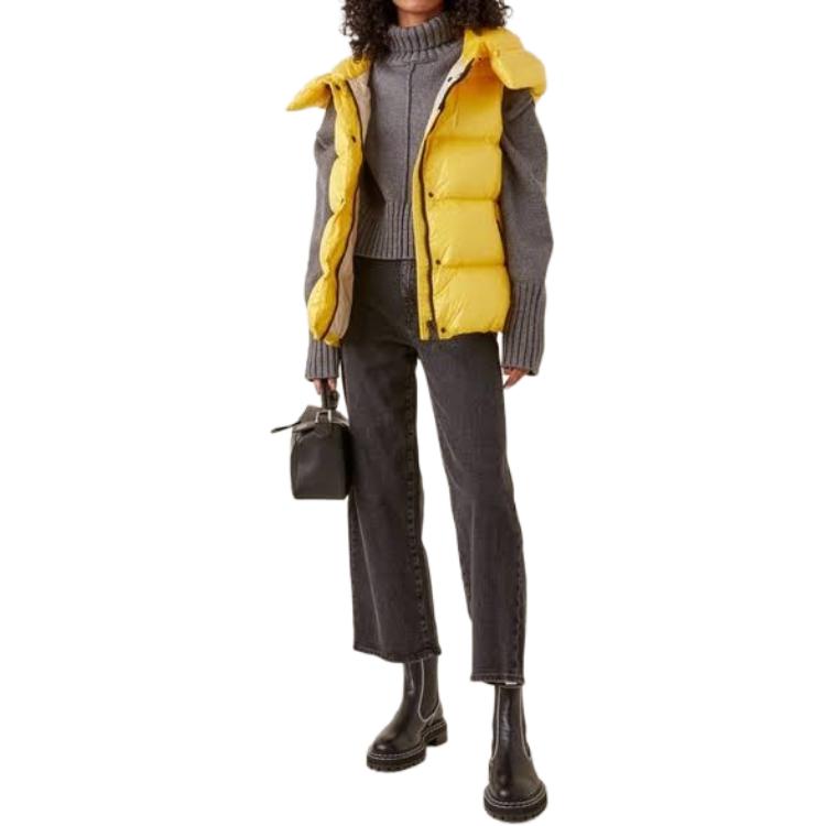 (Women) Moncler Resy Lightweight Down Vest Yellow for Women 20981A50700539YL107 圖 4