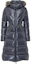 Buy (Women) Moncler Ribafur Long Puffer Coat Navy - Fur Hood Waterproof Winter Jacket 20931C57501C0065742