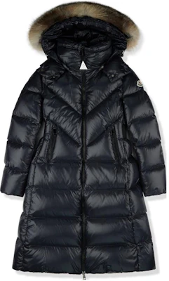 (Women) Moncler Ribafur Long Puffer Coat Navy - Fur Hood Waterproof Winter Jacket 20931C57501C0065742 Order (Women) Moncler Ribafur Long Puffer Coat Navy - Fur Hood Waterproof Winter Jacket 20931C57501C0065742