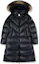 Order (Women) Moncler Ribafur Long Puffer Coat Navy - Fur Hood Waterproof Winter Jacket 20931C57501C0065742