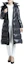 Shop (Women) Moncler Ribafur Long Puffer Coat Navy - Fur Hood Waterproof Winter Jacket 20931C57501C0065742