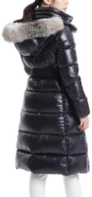(Women) Moncler Ribafur Long Puffer Coat Navy - Fur Hood Waterproof Winter Jacket 20931C57501C0065742 Purchase (Women) Moncler Ribafur Long Puffer Coat Navy - Fur Hood Waterproof Winter Jacket 20931C57501C0065742
