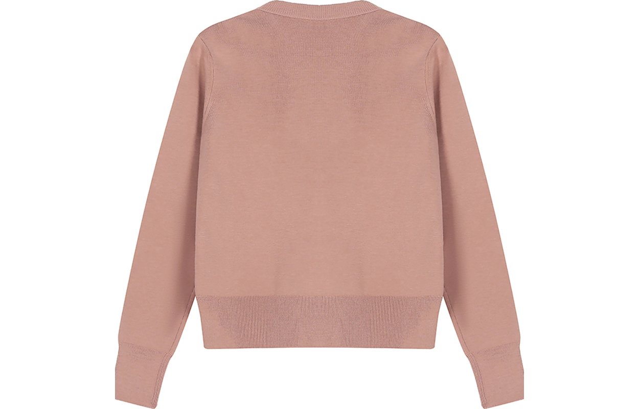 (Women) Moncler Round-neck Down Knit Jacket Light Pink F20939B51000A9018535 圖 3