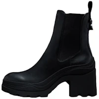 (Women) Moncler Round Toe High Heel Chelsea Boot 'Black 8cm' I209B4F00210M3535999 (Women) Moncler Round Toe High Heel Chelsea Boot 'Black 8cm' I209B4F00210M3535999