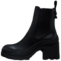 (Women) Moncler Round Toe High Heel Chelsea Boot 'Black 8cm' I209B4F00210M3535999 (Women) Moncler Round Toe High Heel Chelsea Boot 'Black 8cm' I209B4F00210M3535999