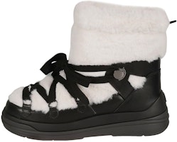 (Women) Moncler Round Toe Lace-Up Short Boots 'Black' 4H00020M3664001 (Women) Moncler Round Toe Lace-Up Short Boots 'Black' 4H00020M3664001