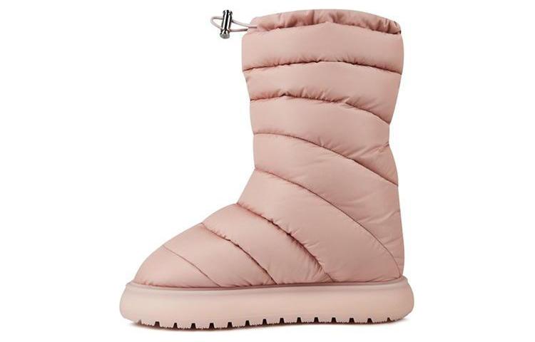 (W) Moncler Round Toe Short Snow Boot 'Pink'