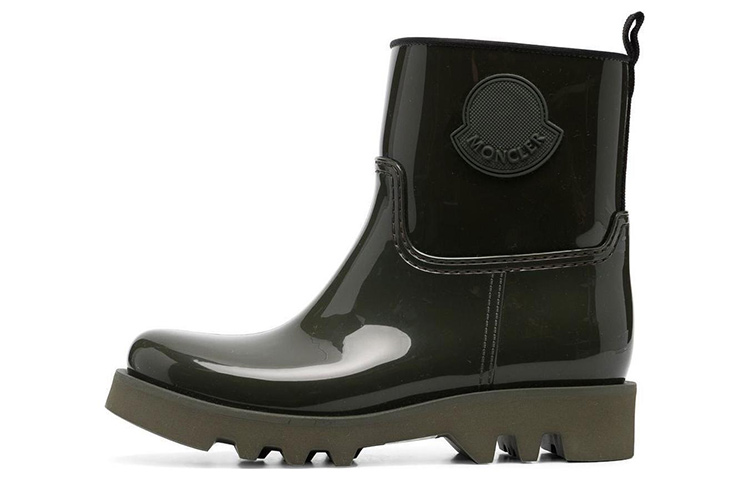 (Women) Moncler Rubber Toe Cap Thick Sole Short Boots 'Khaki' H209B4G00070M1686874