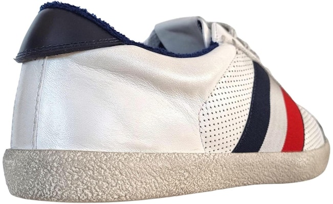 (Women) Moncler Ryegrass Striped Lace Up Sneakers 'White Red Navy' G209B4M71300-02SZ9-032 Lookbook (Women) Moncler Ryegrass Striped Lace Up Sneakers 'White Red Navy' G209B4M71300-02SZ9-032