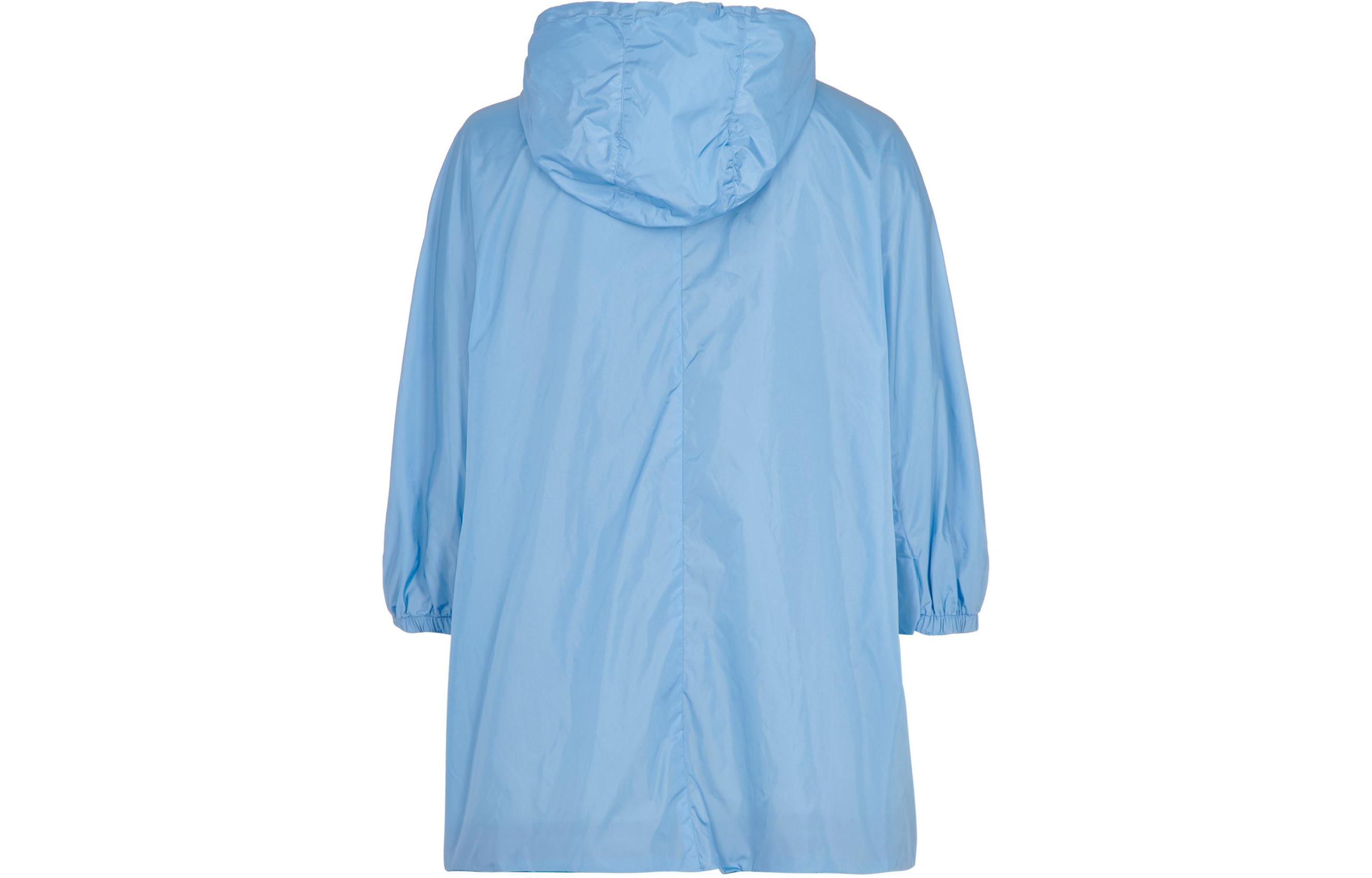 Lookbook (W) 蒙克莱Sanve蓝色连帽轻便系带夹克 C1093461380554164