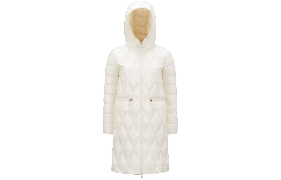 (Women) Moncler Serilong  White Long Slim Fit Hooded Down Jacket I20931C00008595ZZ034 圖 2