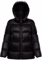 (Women) Moncler Seritte Black Glossy Hooded Down Parka Jacket 0931A20000C0151999 (Women) Moncler Seritte Black Glossy Hooded Down Parka Jacket 0931A20000C0151999
