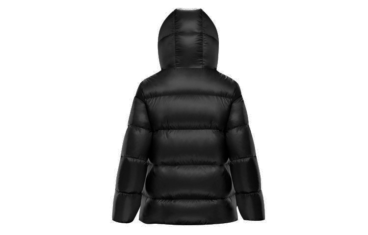 (Women) Moncler Seritte Black Glossy Hooded Down Parka Jacket 0931A20000C0151999 圖 3