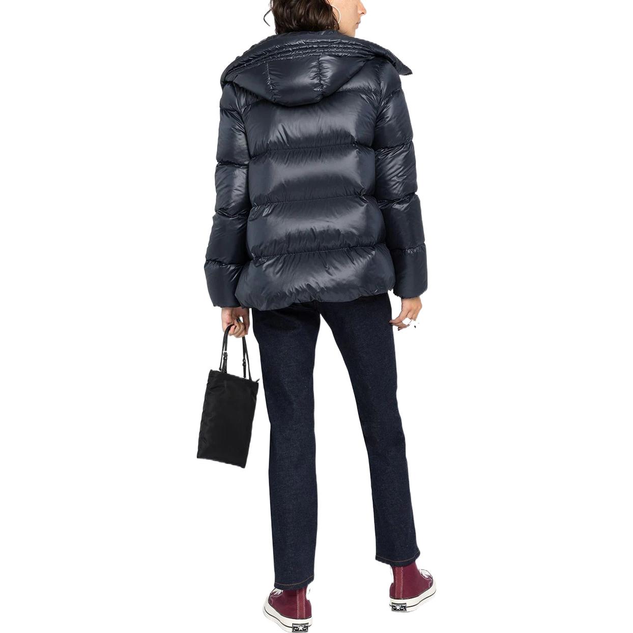 (Women) Moncler Seritte SS22  Quilted Down Jacket with Logo - Navy Blue. H20931A20000C0151778 圖 4