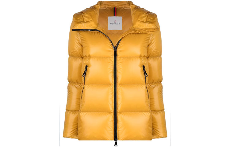(Women) Moncler Seritte Yellow Hooded Down Jacket with Logo F20931A20000C0151134 圖 2