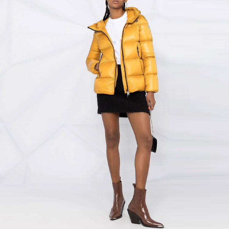 (Women) Moncler Seritte Yellow Hooded Down Jacket with Logo F20931A20000C0151134 圖 3