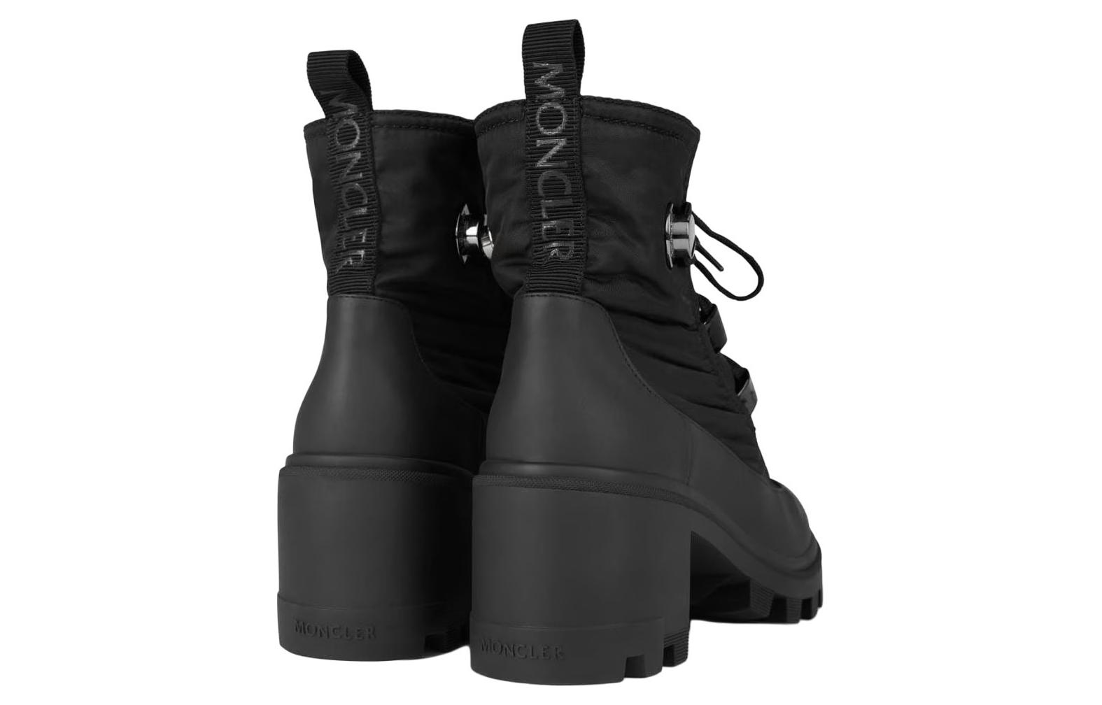 (W) Moncler Short Boot 'Black' 'CMFT Simple' 圖 3
