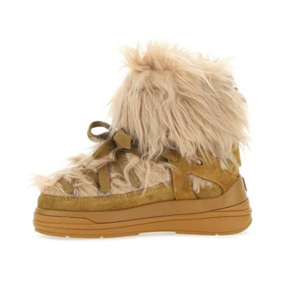 (W) Moncler Short Boot 'Brown Fleece'