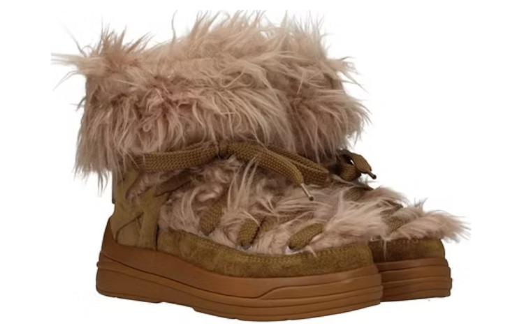 (W) Moncler Short Boot 'Brown Fleece' 圖 3