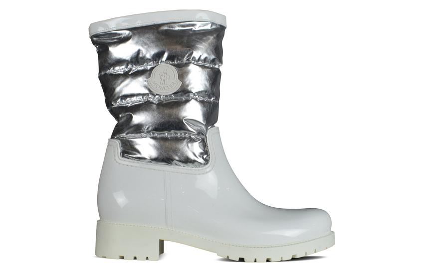 (W) Moncler Short Boot 'Fashion Silver Leather' 圖 2