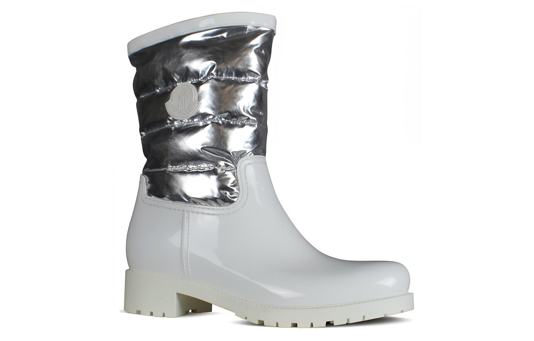 (W) Moncler Short Boot 'Fashion Silver Leather' 圖 3