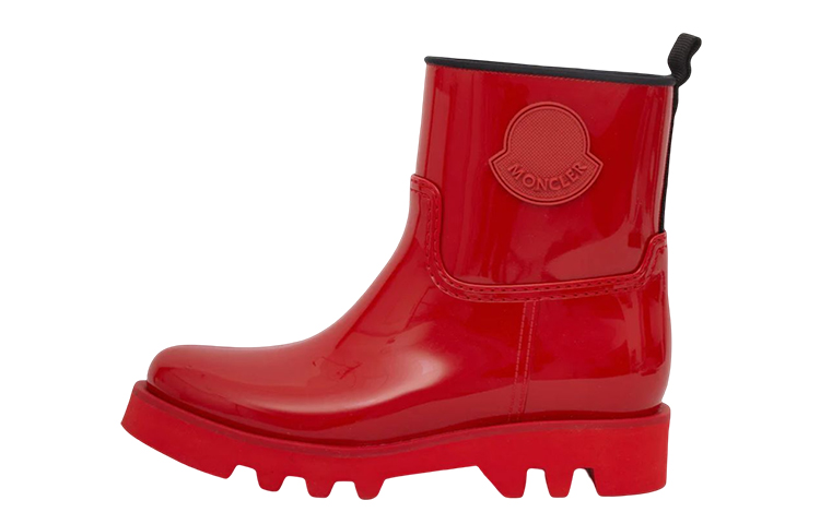 (W) Moncler Short Boot 'Red Logo'