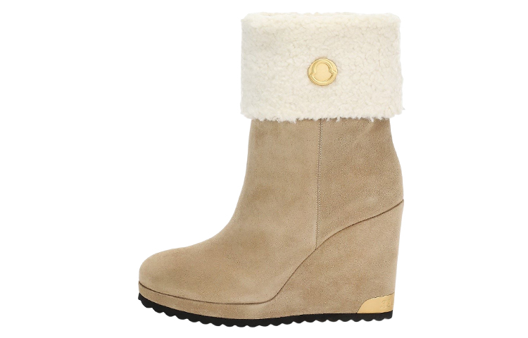 (W) Moncler Short Boots 'Light Brown'